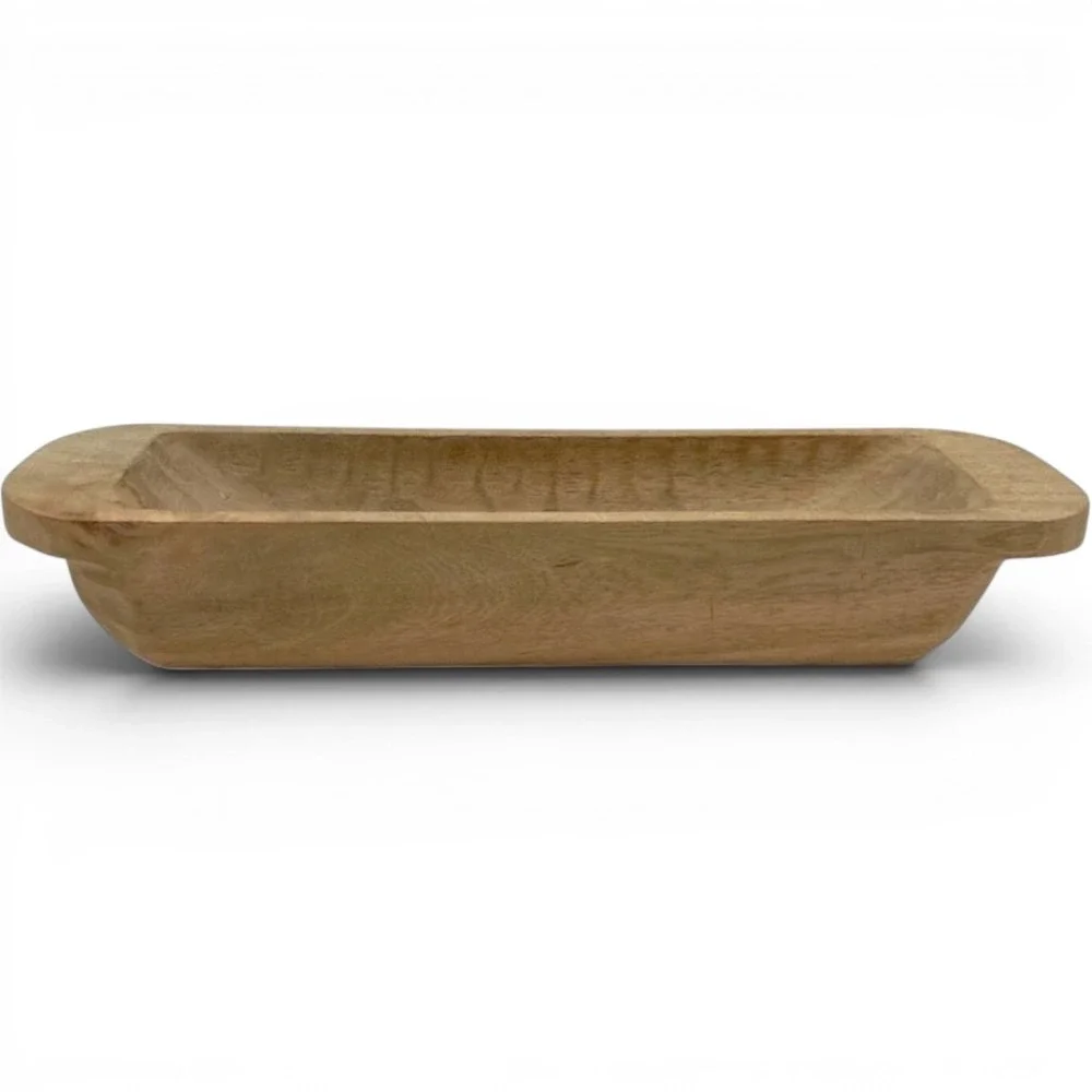 Long‎ Wooden Bowl - Threshold Studio McGee, Target 2023 - Dough Bowl